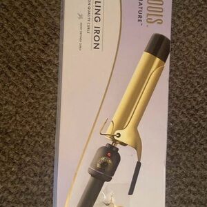 Gold Hot Tools Curling Iron 1 & 1/2 inch